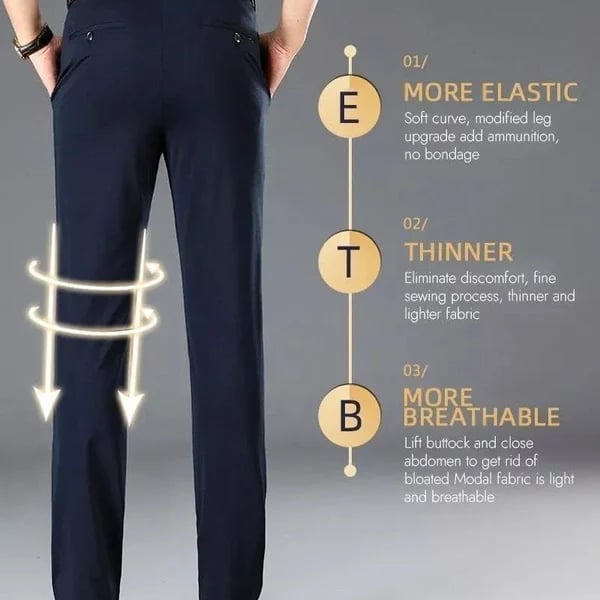 （Buy 2 Free Shipping）-High Stretch Men's Classic Pants