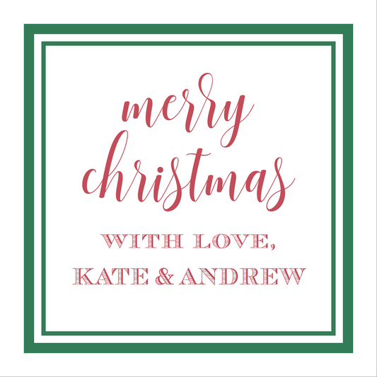 Christmas With Love Gift Stickers