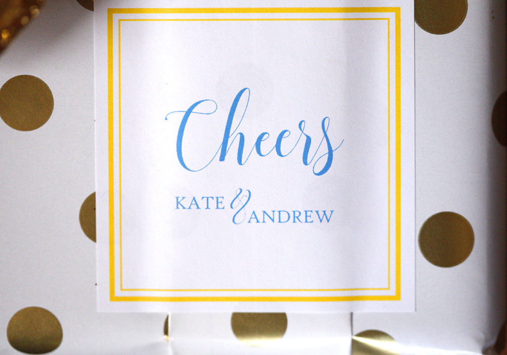 Blue Cheers Gift Stickers