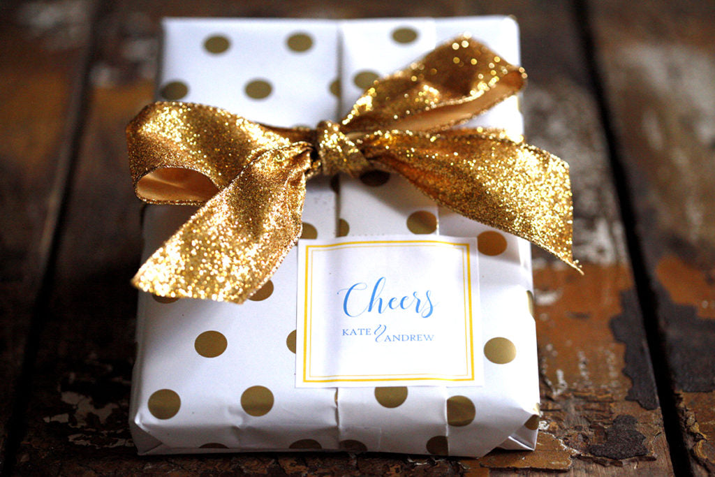 Blue Cheers Gift Stickers