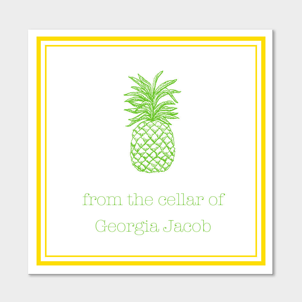 Pineapple Wine Sticker