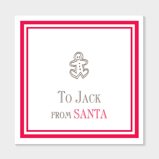 To Jack Gift Stickers